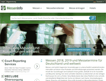 Tablet Screenshot of messeninfo.de